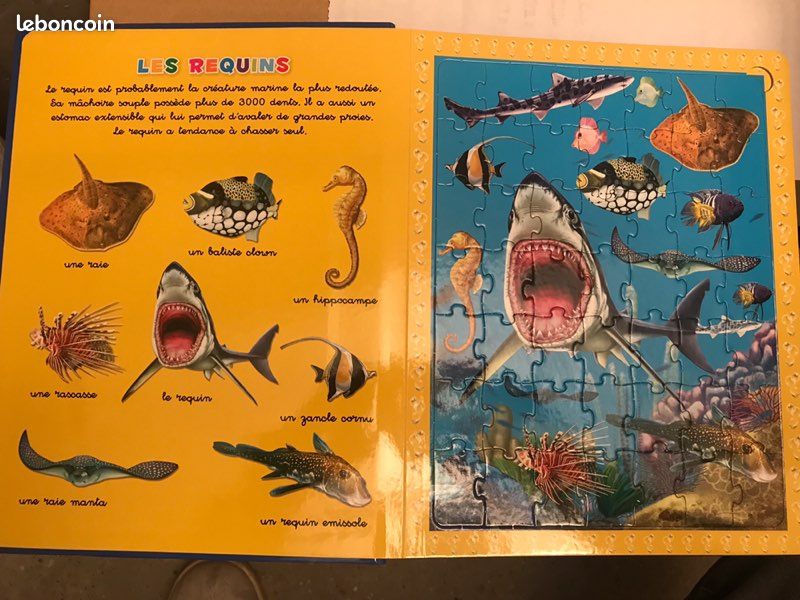 Livre Puzzle - Les animaux des océans (image 2)