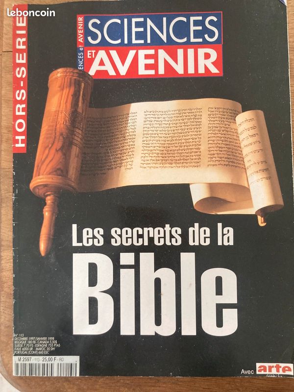 Revue Sciences et avenir. Hors-série numéro 113 . Les secrets de la Bible (image 1)