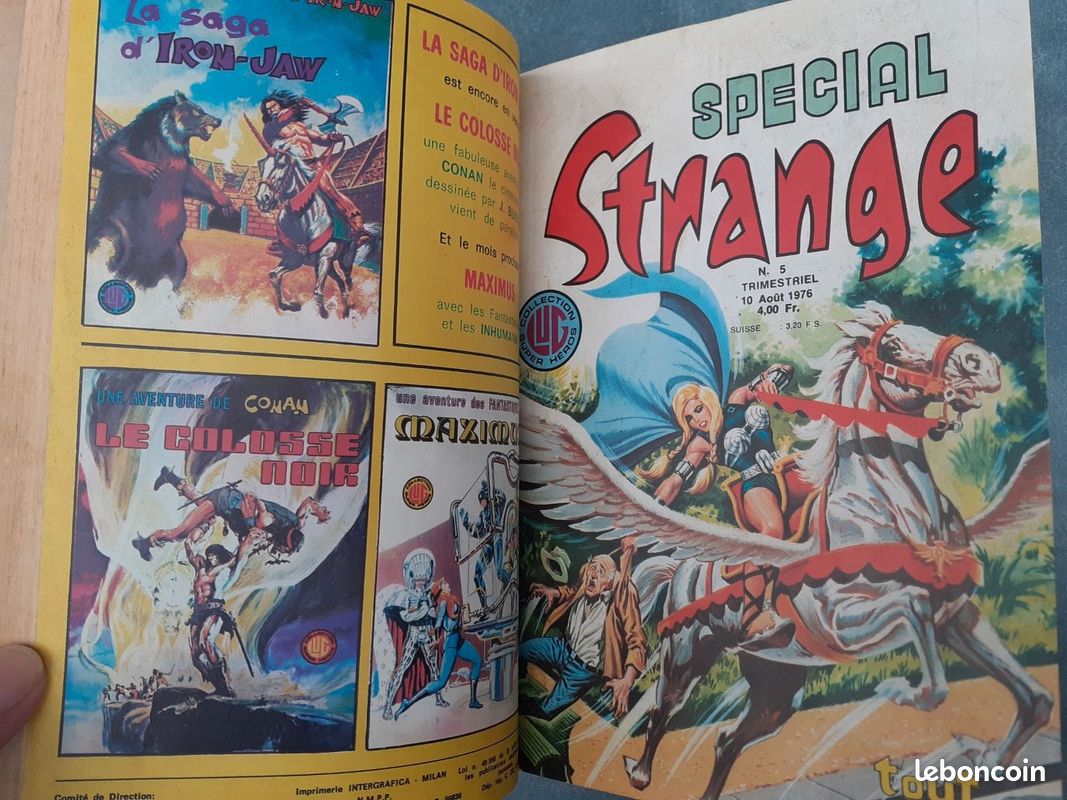 RARE SPÉCIAL STRANGE ALBUM N° 2 numéros 4 5 et 6 EO 1976 (image 18)