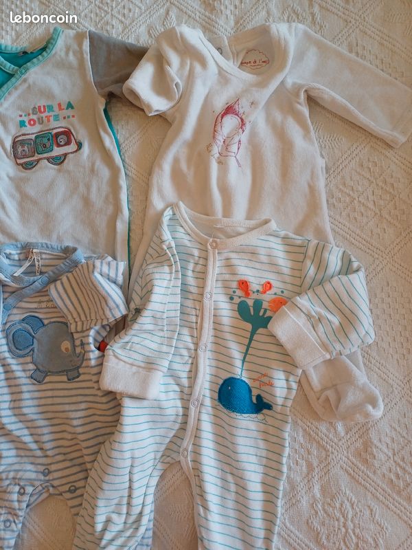 Lot 6 pyjamas garçon 3 mois (image 5)