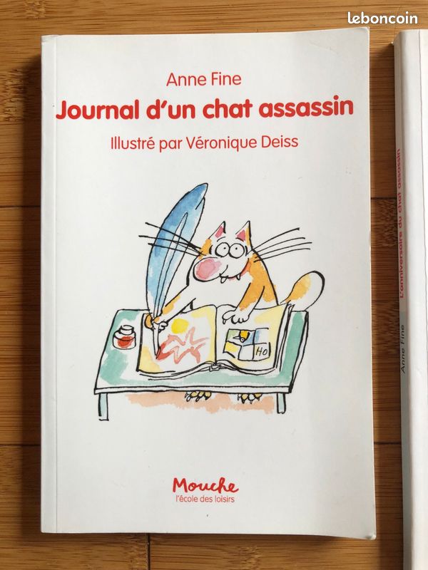 Anne Fine : chat assassin, différents livres dès 6 ans, École des loisirs (image 2)