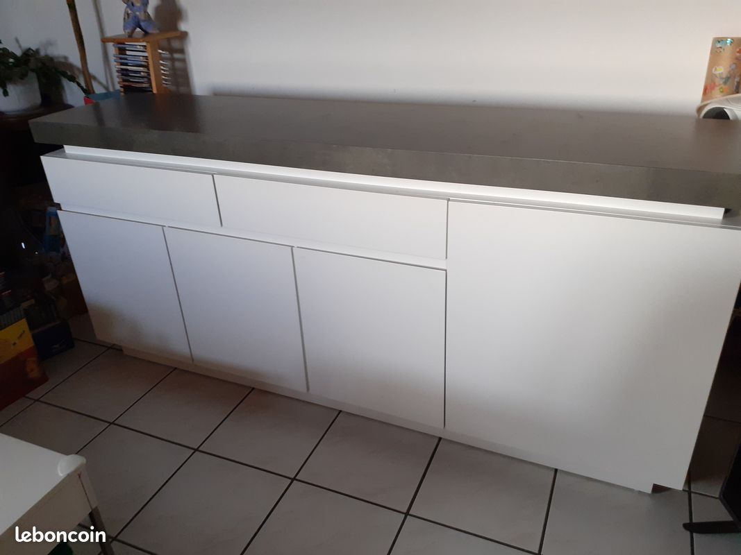 Buffet blanc gris (image 1)