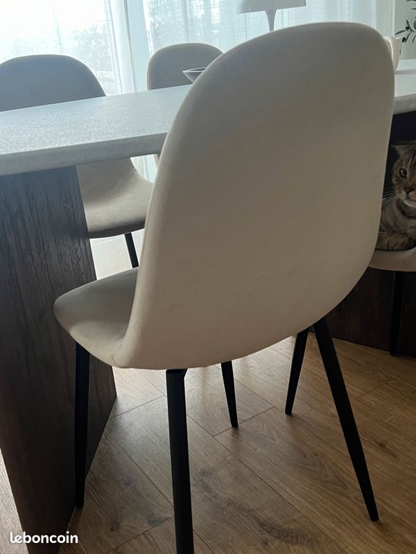 Chaises lot de 4 (image 2)