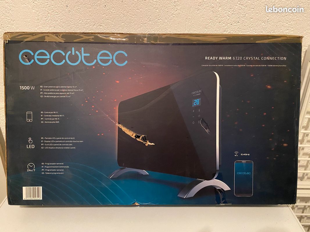 Wi Fi Cecotec Ready Warm 6670 Cecotec Ready Warm 6670 Crystal