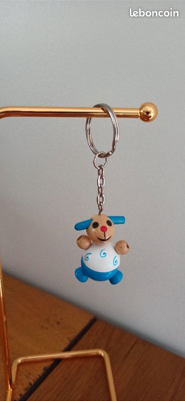 Porte clés bois animaux (image 7)
