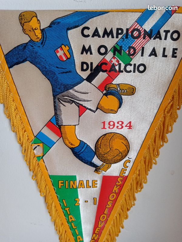 Grand Fanion )) ITALIA V CESKOSLOVENSKO- FINALE COUPE DU MONDE 1934