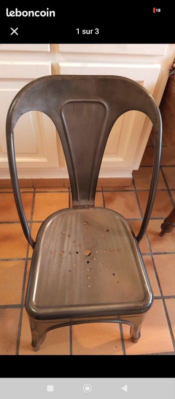 2 chaises industrielles (image 1)