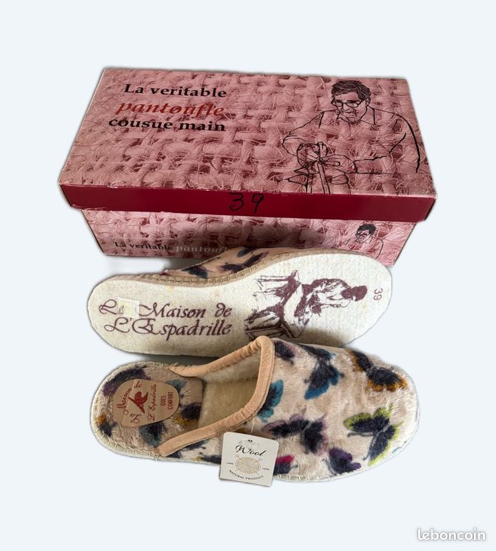 Pantoufle Maison Rondinaud Chaussons/Pantoufles Tissage Velours