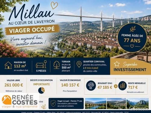 Maison 5 pièces 112 m² · à Millau · 112 m² · 47 185 €