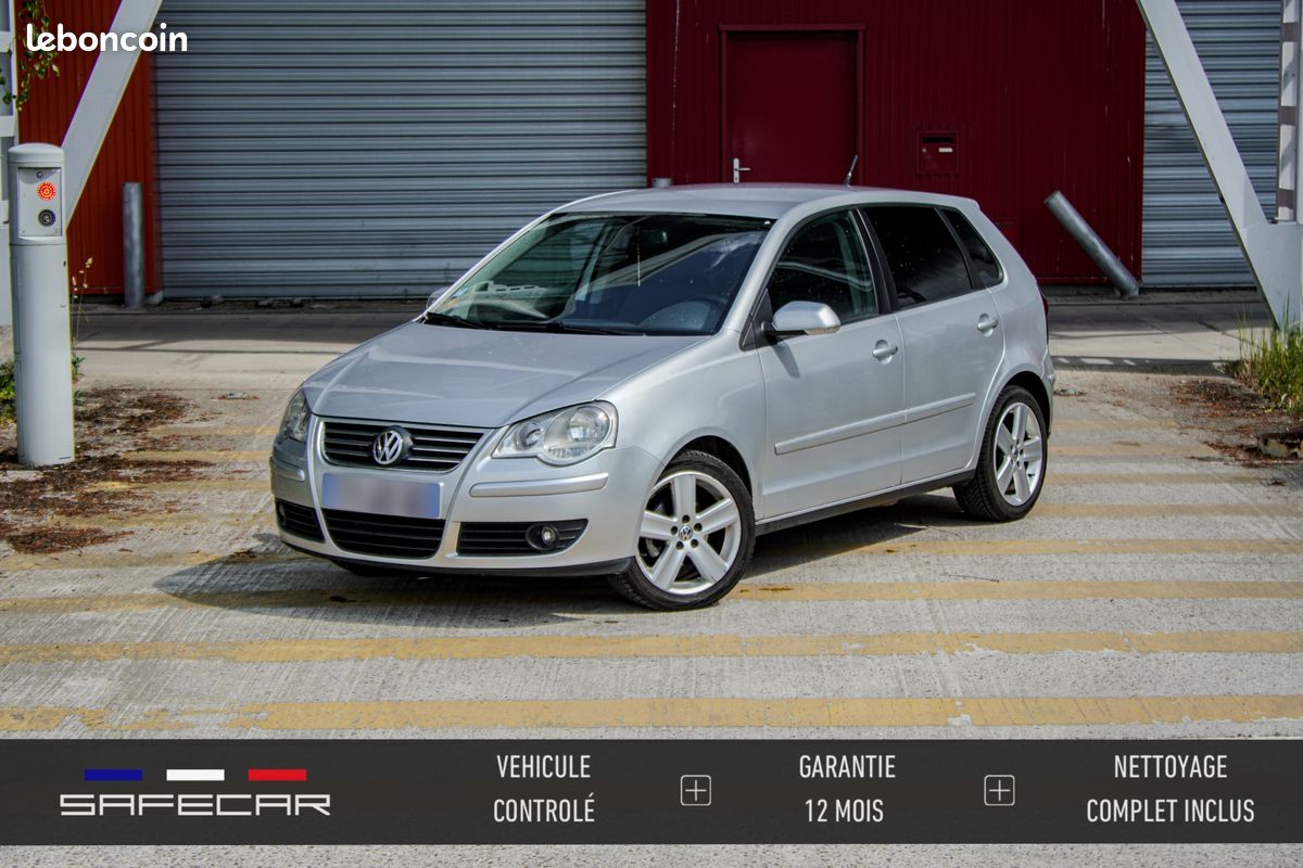 VOLKSWAGEN POLO 4 1.9 TDI 100cv FINITION SPORTLINE - REGUL DE VITESSE - DISTRIBUTION À JOUR - ENTRETIEN - GARANTIE 3 MOIS (image 1)