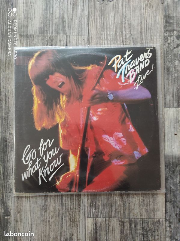 Vinyle lp 33 tours pat travers band live go for what you now de 1979 (image 1)