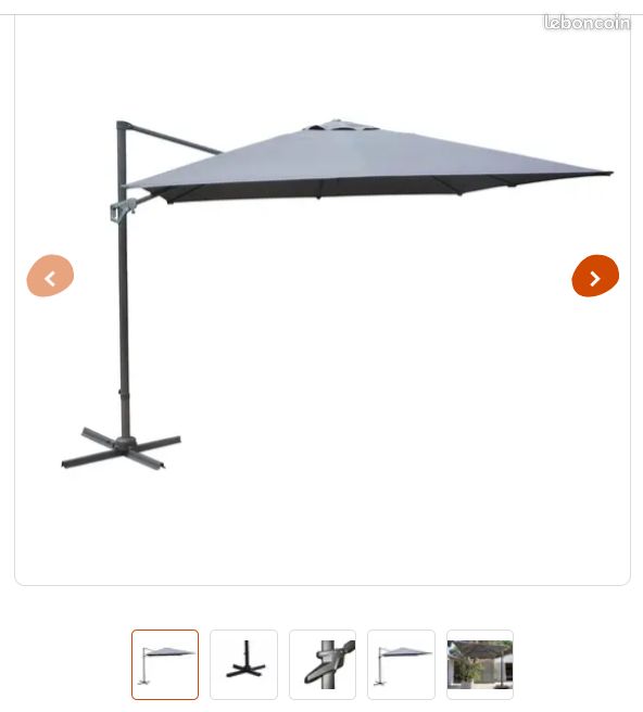 Parasol déporté 4x3m (image 1)