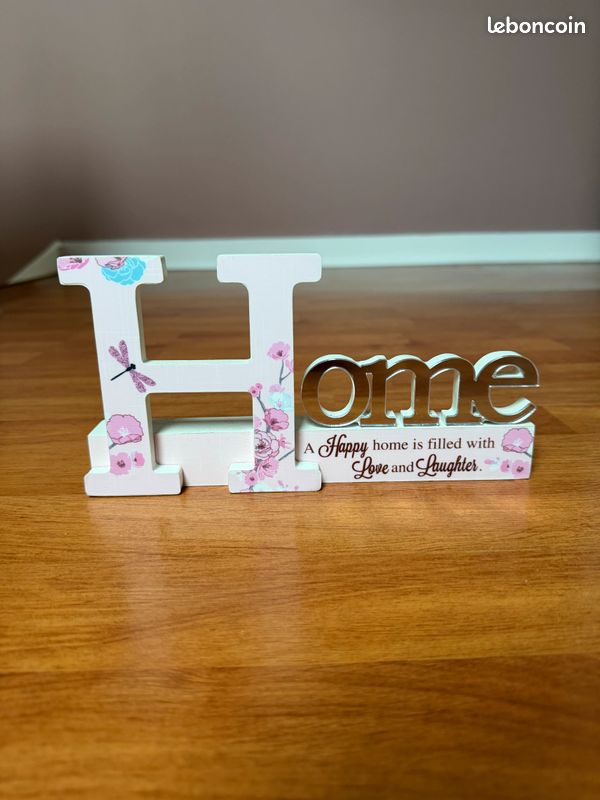 Décoration Home rose et miroir fleurie à poser (image 1)