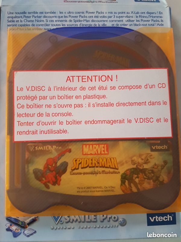 Jeu Spiderman pour console V smile Pro (image 3)