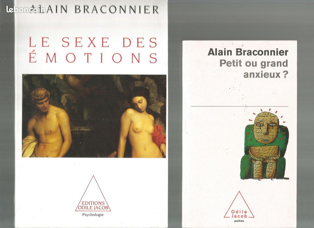 LE SEXE DES EMOTIONS / ALAIN BRACONNIER marque-page - Livres