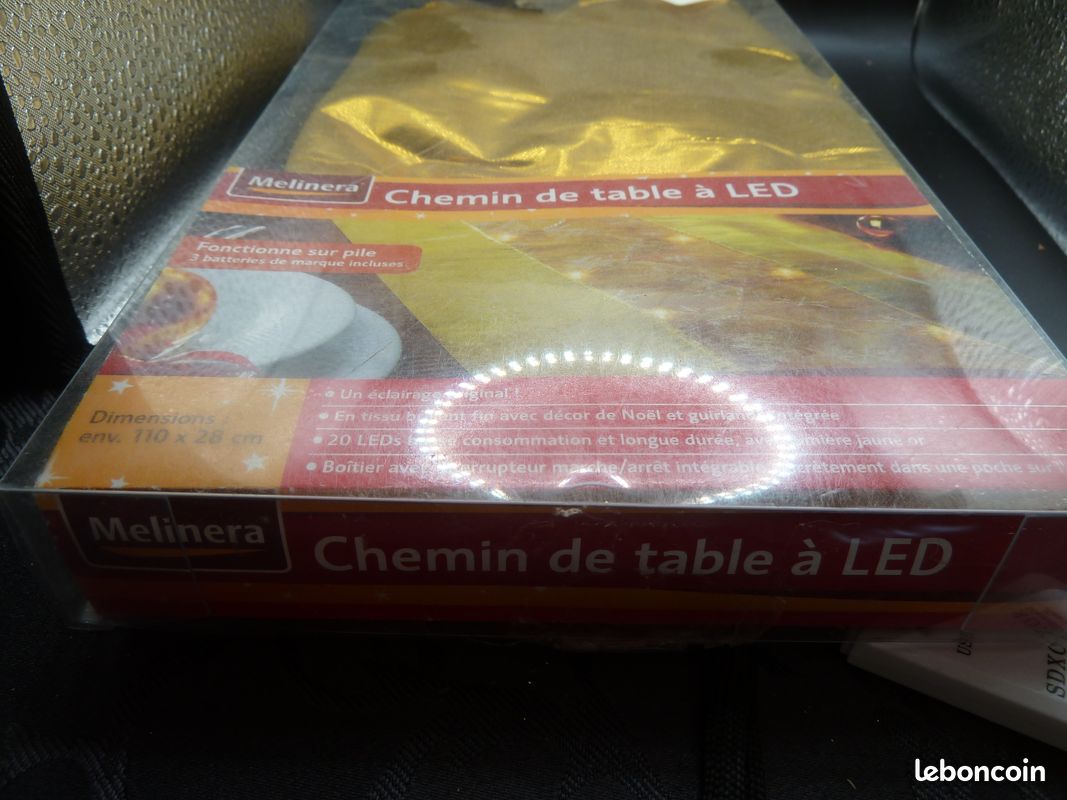 Chemin de table lumineux - 110*28 cm (image 3)