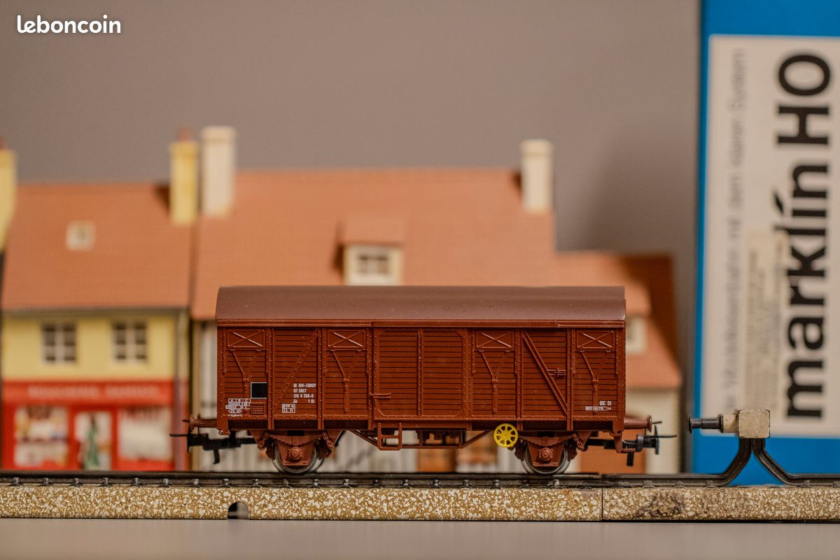 JOUEF HO WAGON couvert Franprix Habis, SNCF, Référence HJ6013 EUR 33,50