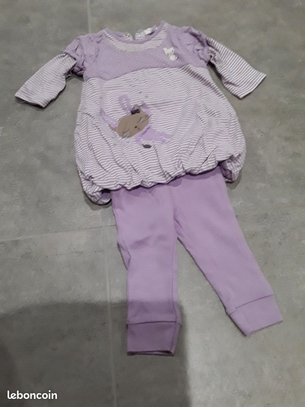 Ensemble fille 6 mois (image 1)