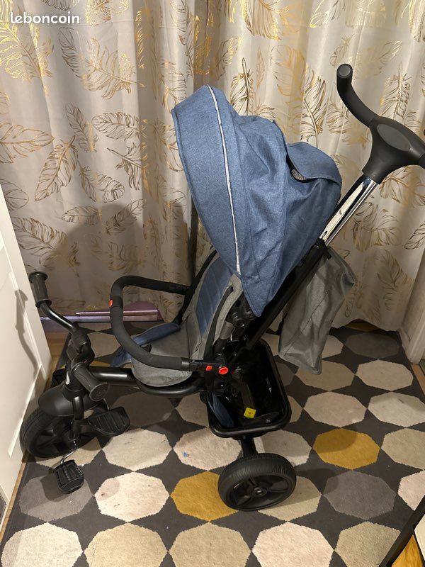 Mode tricycle assisté (l’enfant pédale mais les parents gardent le contrôle) 3. Mode tricycle indépendant (l’enfant pédale seul, sans barre parentale) (image 5)