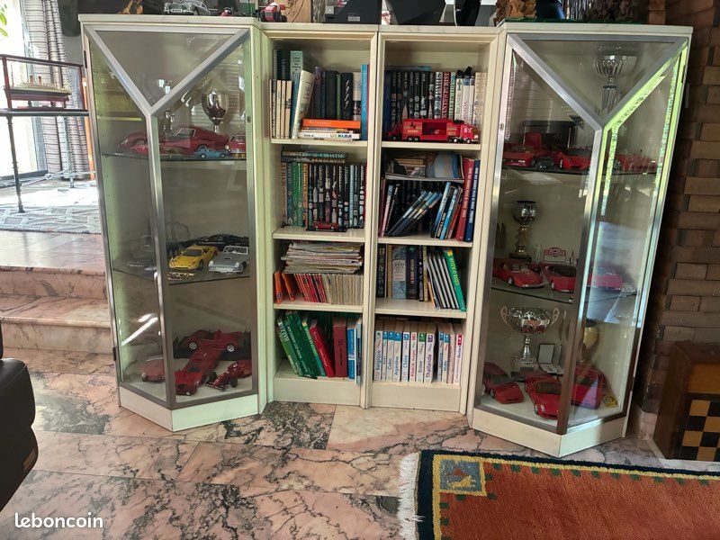 Vitrine-bibliothèque design italien années 1970 / 1980, (image 1)