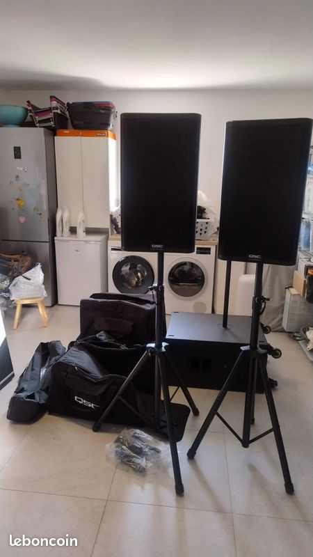 Système sono QSC K12 + KS212C – Très bon état (image 1)