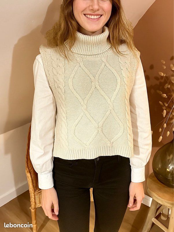 🤍 pull sans manches Primark taille unique neuf 🤍 Vêtements