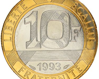 France, 10 Francs, Génie 1993 - MDP - Série BU - Bimétallique