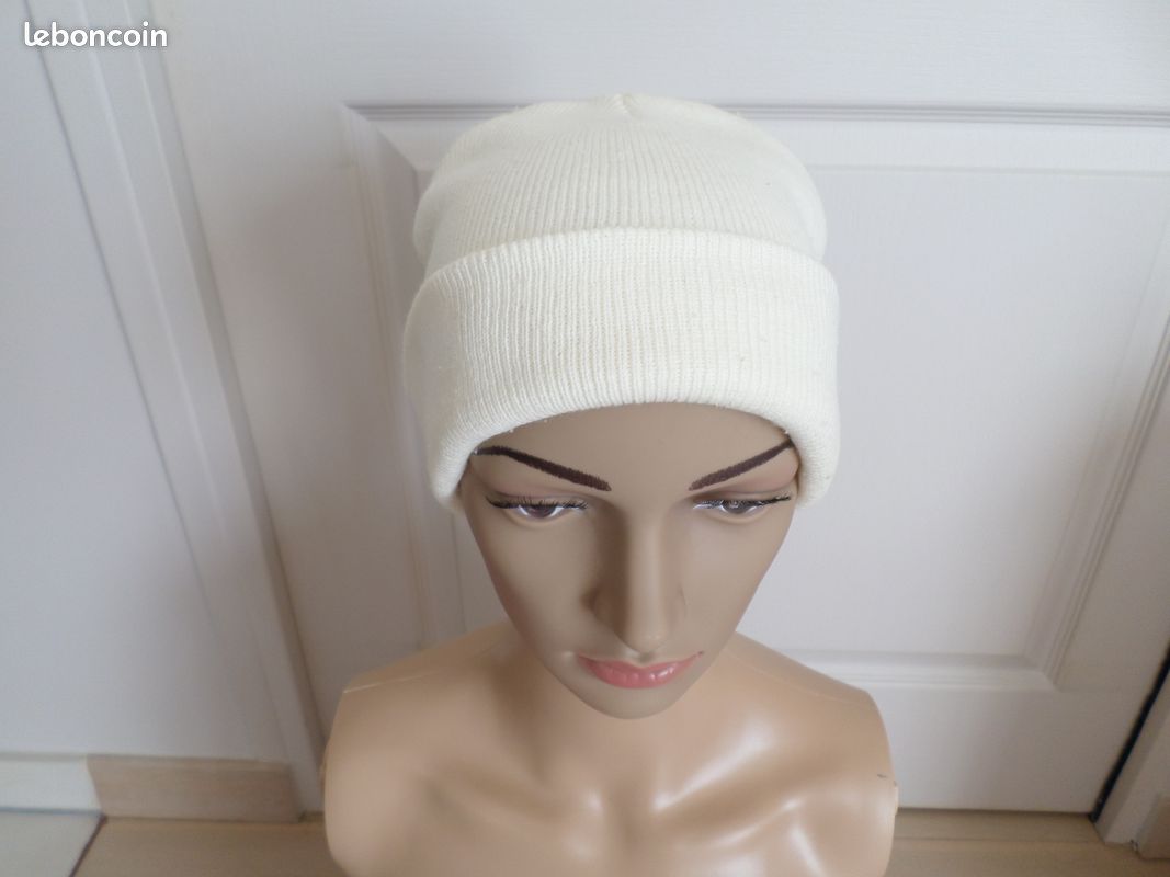 Bonnet Unisexe En Laine Mérinos - Marque BULA - Neuf Sans étiquette - Noir, Motif Tricoté
