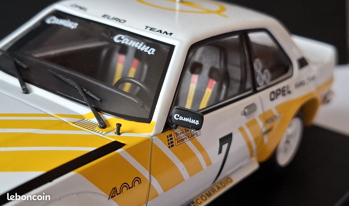Opel Ascona 400 N.38 – Maquette Auto Rallye WRC échelle 1:24, Neuve