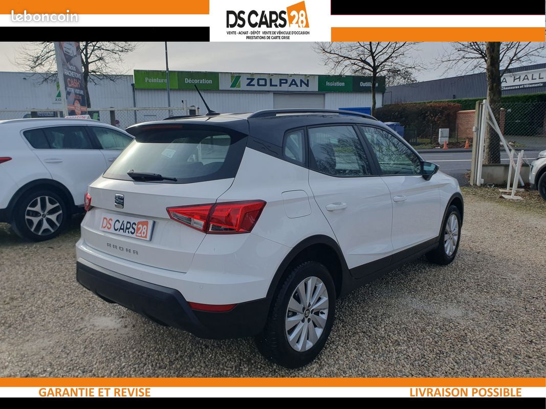 Seat Arona 1,0 tsi/40300kms/Automatique/Android auto/Apple Carplay/Garantie/Réservation&Livraison Possible (image 3)