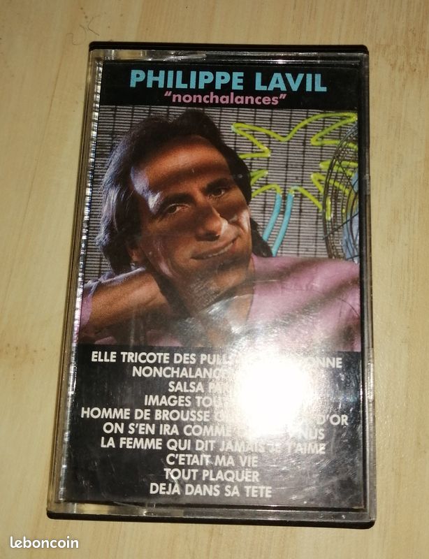 K7 Cassette audio Philippe Lavil Nonchalances TBE (image 1)