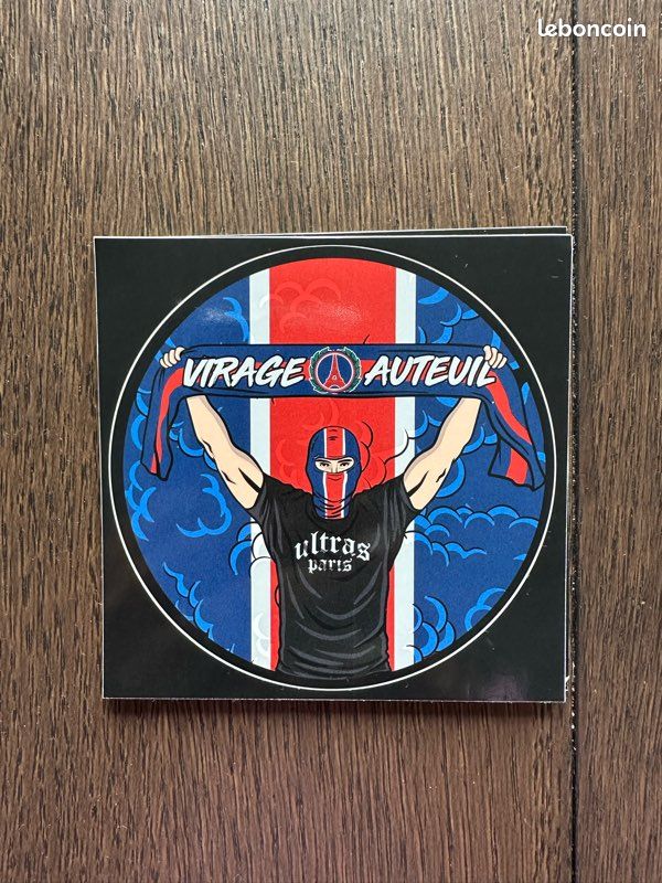 PACK AUTOCOLLANTS STICKERS Ultras Paris Fans Supporters Psg Résistant Eau & Uv Fan de Football Virage Parisien Auteuil Saint Germain 8cm - France