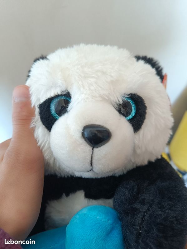 Peluche panda cœur tommy toy Jeux Jouets