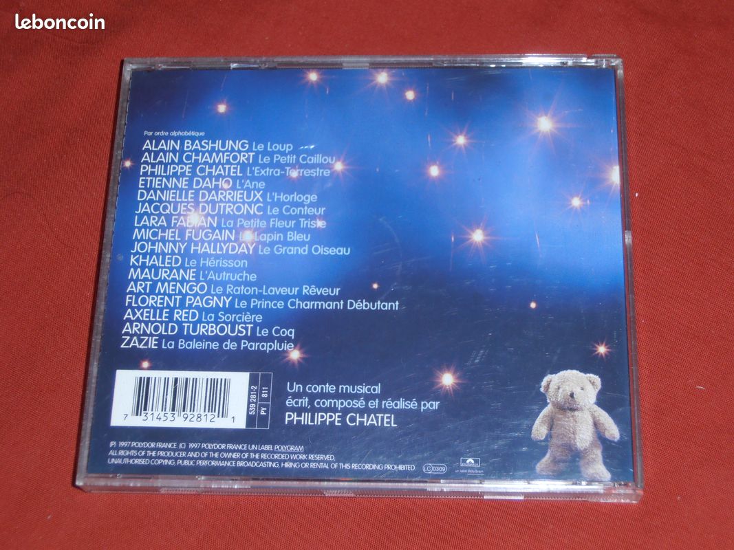 Lot 4 CD variété Française : Les Enfoirés/Notre Dame de Paris/Emilie Jolie/Julien Clerc (image 3)