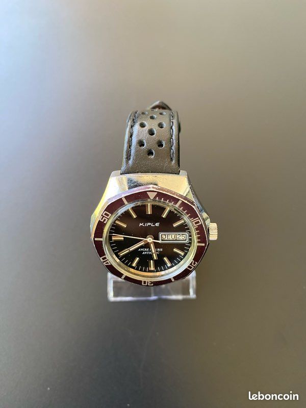 Montre Kiple Plongée GMT Mécanique - Vintage, Fonctionne, Pour Homme