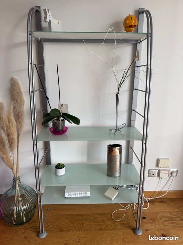 Meuble étagère en verre (image 1)