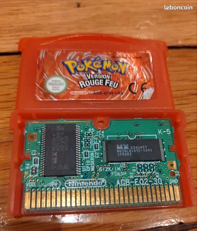 Pokemon version rouge feu nintendo gameboy advance (image 2)