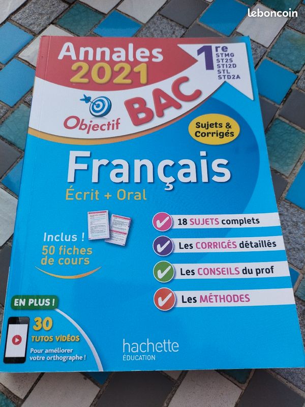 Livre pour bac de français techno (image 1)