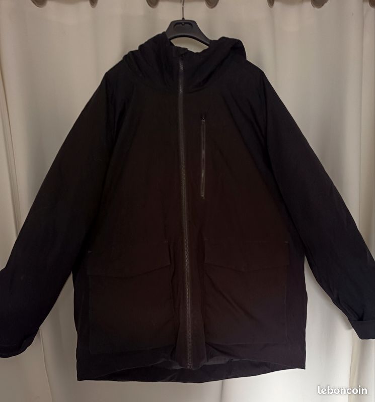 Veste / Manteau d'hiver avec capuche Pier One - Noir - Taille 4XL (image 1)