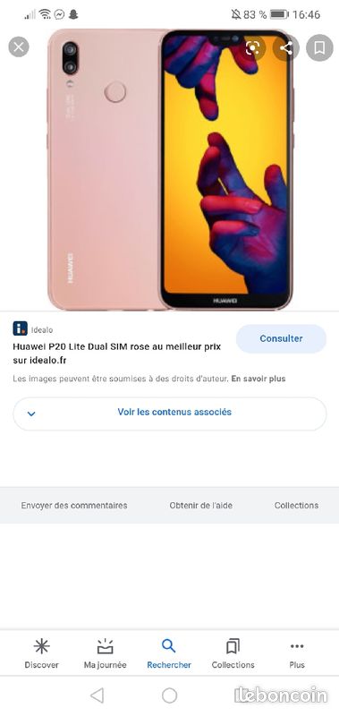 Vend Huawei p20 lite (image 1)