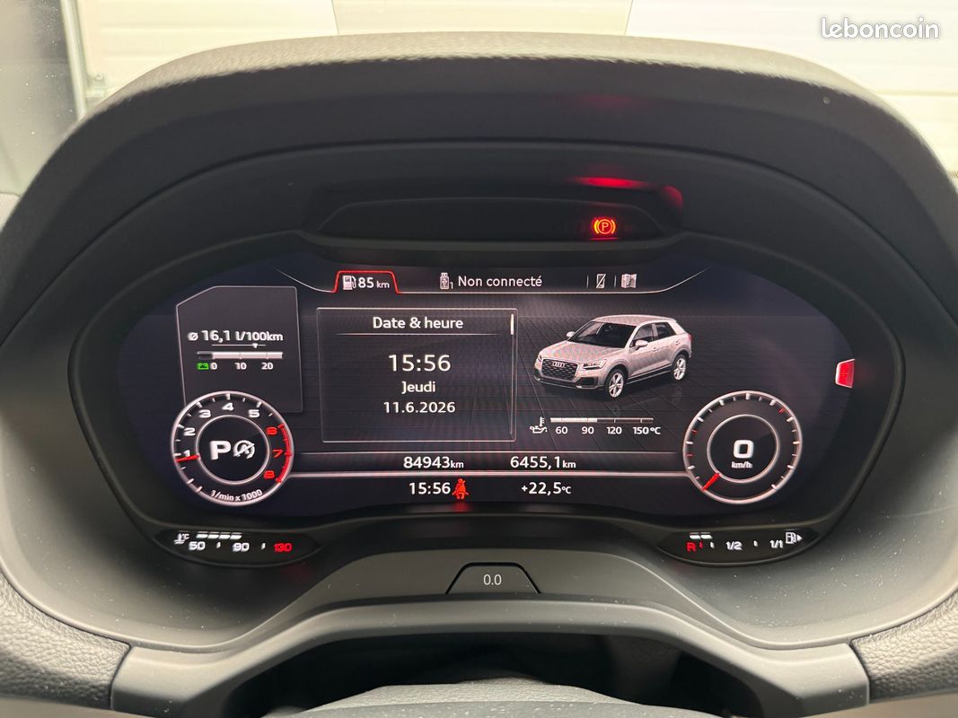 AUDI Q2 40 TFSI 190 S tronic 7 Quattro S Line + CARPLAY + TOIT OUVRANT + AFFICHAGE TETE HAUTE + SIÈGES CHAU (image 21)