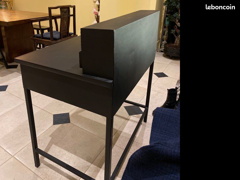 Bureau fer noir (image 3)