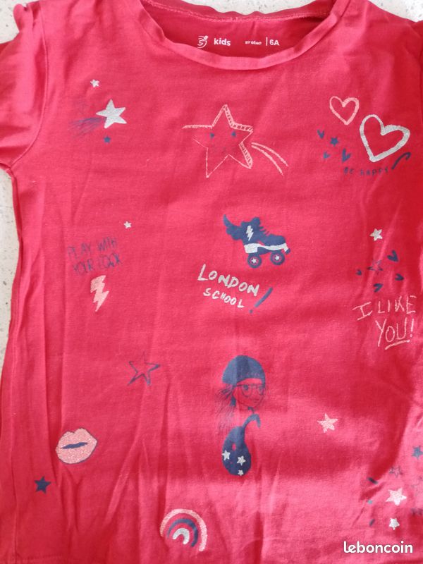 Tee-shirt manche longue 6 ans (image 2)