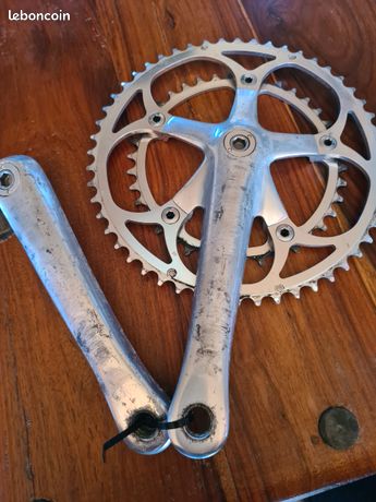 Manivelle Vélo Vintage Shimano Dura Ace 172,5 Mm - 53/39 Dents - Pour Vélo Course