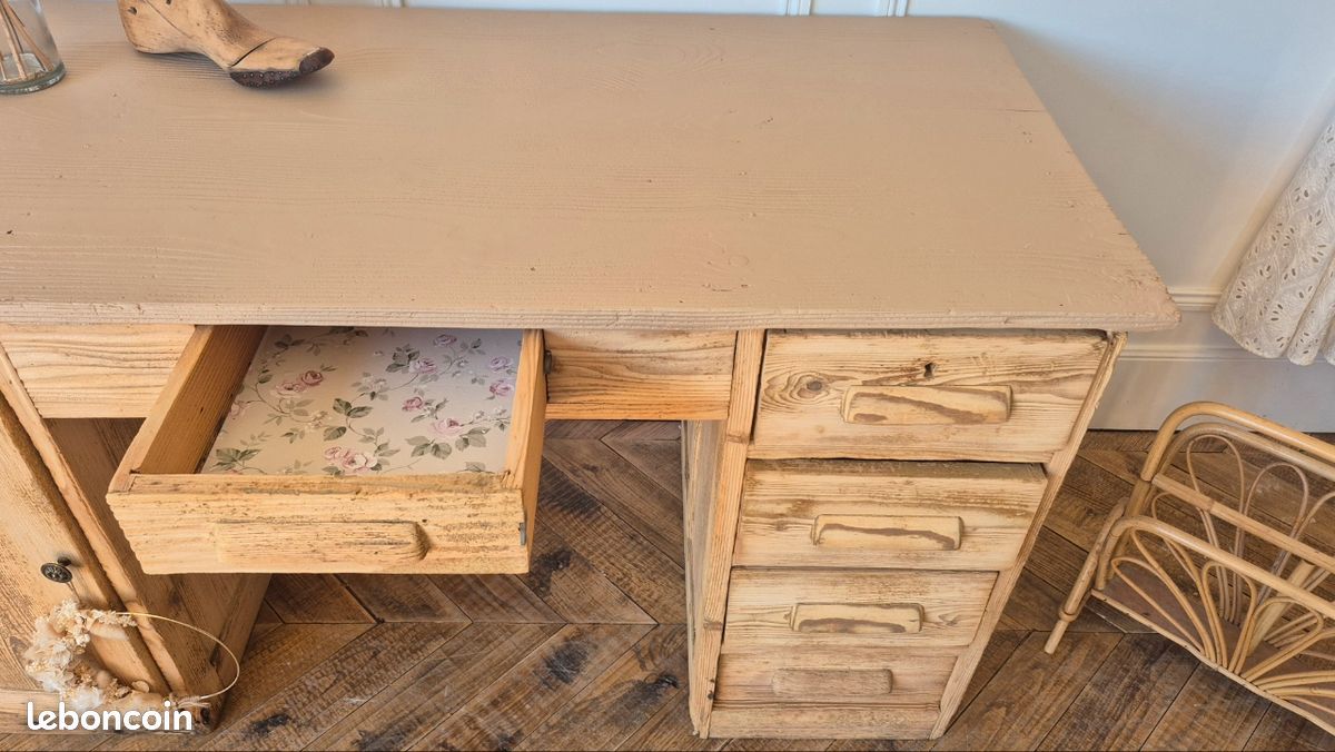 Bureau Ancien Bois (image 9)