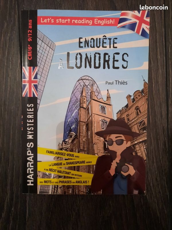 Enquête à Londres, livre Franco/Anglais (image 1)
