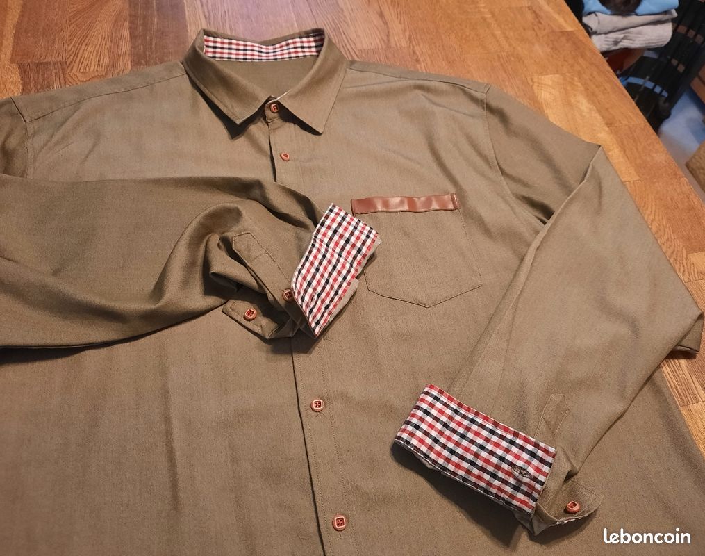Chemise homme manches longues (image 3)