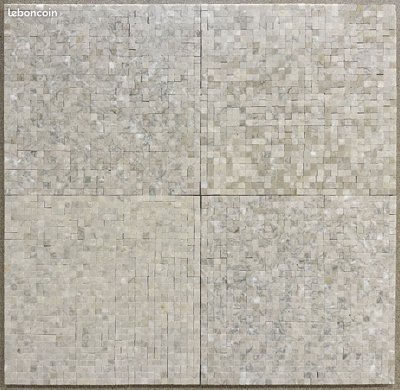 Mosaique marbre & travertin - arriage massif (image 2)