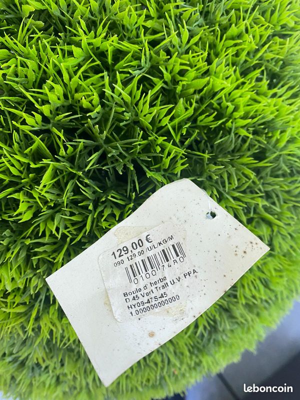 Amazon Boule de Buis Artificielle Topiaire Fleur Lavande Arbre avec Piquet au So
