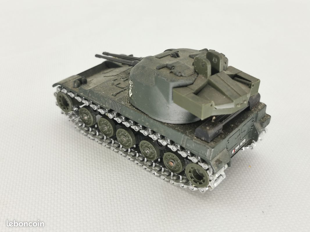 Solido Militaire Armée 1/50 - Char Tank AMX 13 BiTube Anti Aérien ref 223